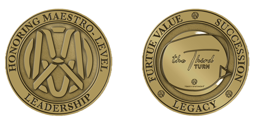 Maestro coin — front